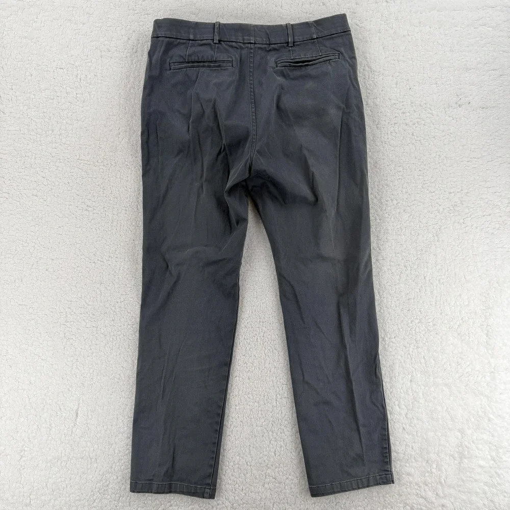 Hill City Everyday Pant Pants Mens 33x29 Gray Slim Chino‎ Stretch Quick Dry